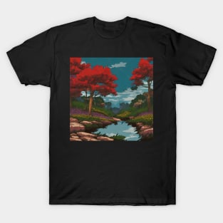 Anime Style Landscape T-Shirt